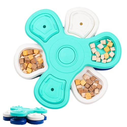 Dog Treat Puzzle Toys, Slow Eat Puzzle Feeder, Healthy Dog Diet, 10.04x10.04x2.56 inches Three Layers Doggy Baffle Feeders, Maintaining Health for Puppies von Opvonxeh