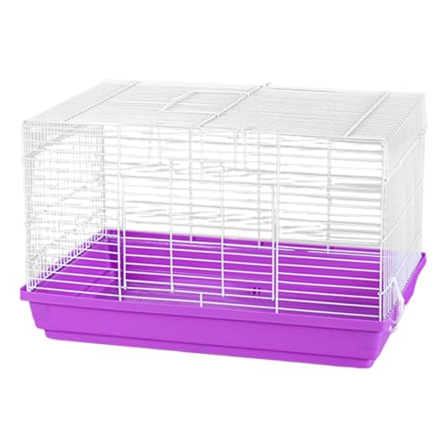 Hamster House, Portable Gerbil Habitat, Ventilated Small Animal Home with Detachable Bottom, 18.5x11.81x11.81 Inches Cozy Pet Cage Accessory for Sleeping and Resting von Opvonxeh