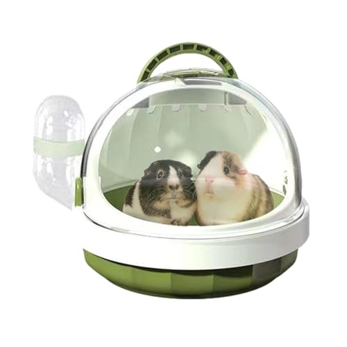 Hamster Travel Carrier, Portable Pet Carrier Bag, Panoramic Bag for Guinea Hog, Travel Carrier for Hamster, Detachable Water Bottle Carrier, Small Animal Travel Carrier von Opvonxeh