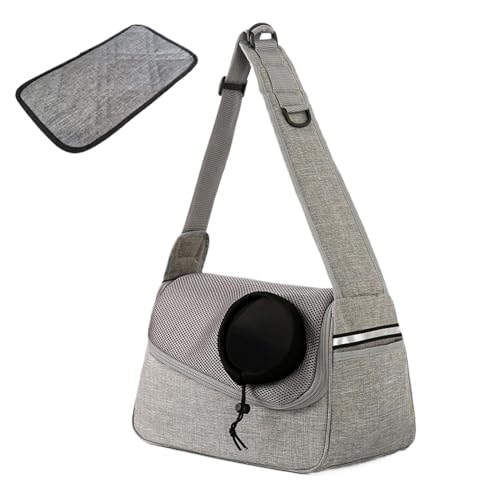 Hundetragetasche, Schultertasche, Transporttasche für Hunde, Transporttasche mit Aufbewahrungstasche, atmungsaktiv, für kleine Hunde, Haustier-Schultertasche für kleine Hunde, Haustier-Schultertasche von Opvonxeh