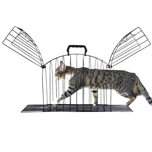 Katzenwaschkäfig, Metall-Käfig, tragbar, Katzen-Bad-Tool, Pet Dryer Käfig, Blowing Cat Käfig, Metall-Käfig, Katzen-Bad-Tool, Easy Cat Washing Käfig, Kitten Bath Cage von Opvonxeh