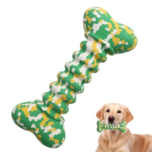 Opvonxeh Calming Dog Toys, Dog Rubber Bone Chew Toys, Funny Bone-Shaped Chew Toys, Bite-Resistant Dog Toys, Bone-Shaped Dog Chew Balls, Interactive Fetch Chew Toys, Vibrant Color Dog Chew Toys von Opvonxeh