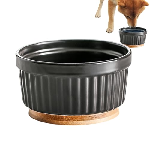 Opvonxeh Ceramic Dog Warming Feeder, Heated Pet Water Dish, Large Capacity Winter Feeding Dish, Thermostatic Heating Dog Dish, Heated Dog Bowl for Pets, 4,72 x 2,56 Zoll von Opvonxeh