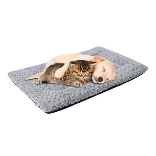 Opvonxeh Dog Crate Bed, Washable Pet Cat Crate Bed, Pet Dog Cage Mat, Pet Sleeping Mat for Cats, Dog Crate Mat, Washable Pet Bed, Pet Sleeping Mat, Dog Cage Mat for Cats, Crate Mat for Dogs von Opvonxeh