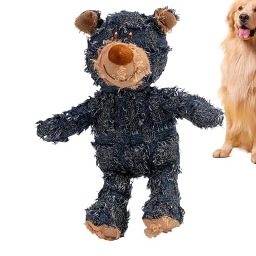 Opvonxeh Dog Squeak Bear, Interactive Pet Toys, Chew-Resistant Plush Toys, Dog Toys for Aggressive Chewers, Pet Bear Squeaker, Small Dog Toy Squeaky Dog Toys for Small Medium Large Breeds von Opvonxeh