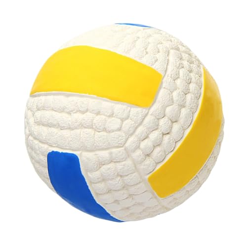 Opvonxeh Unzerstörbarer Soccer Ball für Hunde, Dog Chew Soccer Ball Toy, Bouncing Indestructible Chew Soccer Ball, Pet Supplies Squeak Toys, Sturdy Dog Toy Soccer Ball, Heavy-Duty Dog Chew Ball von Opvonxeh