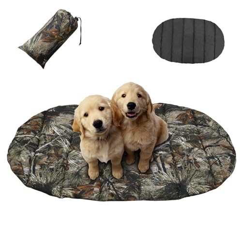 Travel Dog Bed, Soft Pet Puppy Sleeping Mat, Portable Outdoor Pet Bed, Camping Pet Bed with Drawstring Bag, RV Travel Pet Bed, Beach Pet Sleeping Mat, Travel Dog Sleeping Mat, Portable Pet Bed for Dog von Opvonxeh