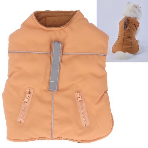 Hundemantel, wasserdichte Hundejacke, Reflektierend, Winddicht, Hunde Wintermantel, Warme Hunde-Schneejacke, Kleidung, Hund, Kaltes Wetter, Haustiermantel, Hundeweste für Hunde von Oreilet