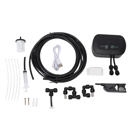 Oreilet Automatischer Mister für Reptilienpanzer, Reptiliennebel für Terrarien mit Programmierbarem Timer, Temperatur -Hygrometer -Sensor, Reptilien -Nebelsystem Terrarium Mister Oreilet Automatischer Mister für Reptilienpanzer, Reptiliennebel für Terrarien mit Programmierbarem Timer, Temperatur -Hygrometer -Sensor, Reptilien -Nebelsystem Terrarium Mister von Oreilet
