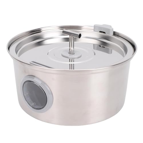 Oreilet Cat Water Fountain Edelstahl, 3,2 L Automatisch Zirkulierende Haustierbrunnenhundwasserspender mit Wasserspiegelfenster, Hunde Trinkwasserfutter für Mehrere Katzen Oreilet Cat Water Fountain Edelstahl, 3,2 L Automatisch Zirkulierende Haustierbrunnenhundwasserspender mit Wasserspiegelfenster, Hunde Trinkwasserfutter für Mehrere Katzen von Oreilet