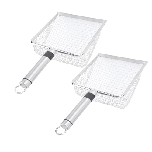 Oreilet Edelstahl -Katzenstreu -Schaufel, Erweitertes Design, Maschenlöcher, Katzenmetallschugel, Vielseitiger Pet -Abfallreiniger, mit Ergonomischem Griff für Katzentoilette Oreilet Edelstahl -Katzenstreu -Schaufel, Erweitertes Design, Maschenlöcher, Katzenmetallschugel, Vielseitiger Pet -Abfallreiniger, mit Ergonomischem Griff für Katzentoilette von Oreilet