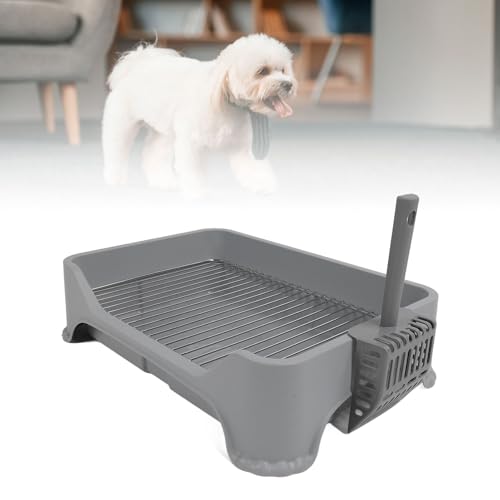 Oreilet Hundetoiletten PIPI Pad Halter, Hochwertiges Edelstahl Hundetöpfchen für den Innenbereich, Hundetoilette, Welpen Trainingspad Halter für Kleine Mittelgroße Hunde, Katzen, von Oreilet