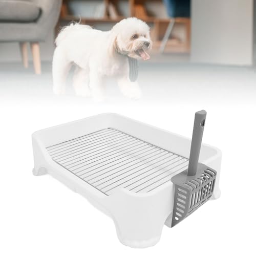 Oreilet Hundetoiletten PIPI Pad Halter, Hochwertiges Edelstahl Hundetöpfchen für den Innenbereich, Hundetoilette, Welpen Trainingspad Halter für Kleine Mittelgroße Hunde, Katzen, von Oreilet