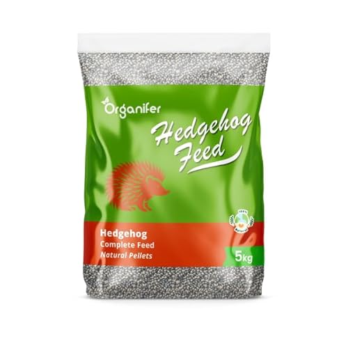 Igelfutter - Natürliche Stücke (5 Kg) - Speziell Für Igel, Hoher Proteingehalt, Reich An Fetten - Perfektes Kalzium-Phosphor-Gleichgewicht - Vorbeugung Von MBD - Alle Jahreszeiten - Organifer von Organifer