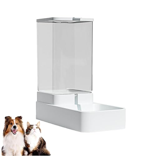 Futterspender Katze, Automatischer Katzenfutterautomat, Automatischer Hundefutterspender, 3,8L Wasserspender für Hunde und Katzen, Intelligenter Katzenfutter Automat (Wasserzufuhr) von Orgrul