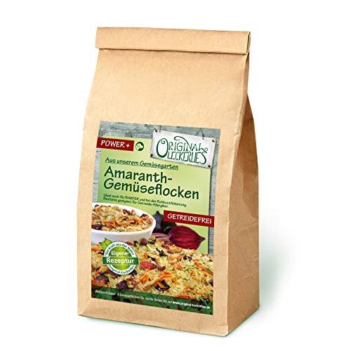 Original-Leckerlies: Amaranth-Gemüseflocken, 2 kg getreidefrei Gemüseflocken, Hundeflocken, Hundefutter, Naturprodukt für Hunde, barfen von Original-Leckerlies