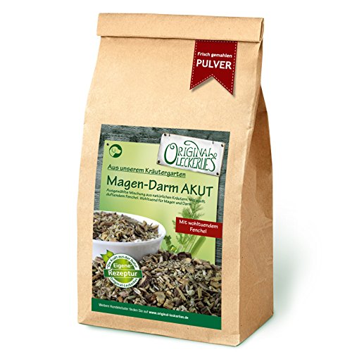 Original-Leckerlies: Magen-Darm AKUT Kräutermix, 250g Hundekräuter, Kräuter für Hunde, Hundefutter - Naturprodukt für Hunde, barfen von Original-Leckerlies