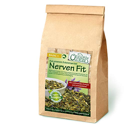 Original-Leckerlies: Nerven-Fit-Kräutermix, 1kg Pferdekräuter, Kräuter für Pferde, Pferdefutter, Futterergänzung, Naturprodukt für Pferde von Original-Leckerlies