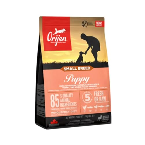 Origen Puppy Small Breed Dog Food 1,8 Kg – für Welpen kleiner Rasse von Orijen