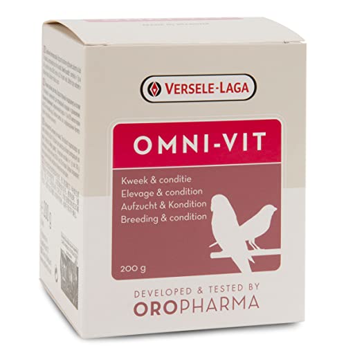 VERSELE-LAGA – Oropharma Omni-VIT – Vitaminmischung für Vögel – für die Zucht und einen optimalen Allgemeinzustand – 200 g von VERSELE-LAGA