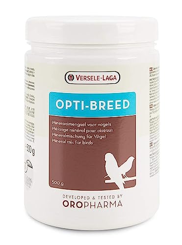 Versele-Laga Orlux Opti-Breed | 500 g | Ergänzungsfuttermittel für Vögel | Für Vögel jeden Alters geeignet | Mit Aminosäuren, Vitaminen, Mineralstoffen & Spurenelementen | In Pulverform von Versele-Laga