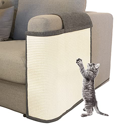 Oroonoko Kratzschutz für Katzen mit natürlichem Sisal zum Schutz von Couch Sofa Stuhl (Linke Hand) von Oroonoko