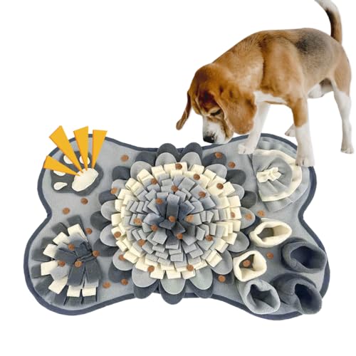 Ortviai Schnüffelteppich für Hunde, 40 X 60 cm Schnüffelmatte Hund, Intelligenzspielzeug Hund, Schnüffelteppich Katze, Spielteppich Katze, Schnüffelspielzeug Hund, Schnüffelteppich Hund von Ortviai