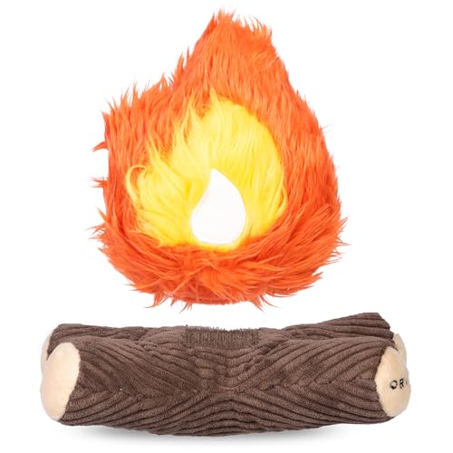 Orvis Pet Lagerfeuer-Schwänze 2-in-1-Plüsch-Hundespielzeug-Set | 2-teiliges langlebiges Knister- und Quietschspielzeug-Set für Hunde – Interaktives, Robustes Kauspielzeug für Hunde mit extra von Orvis