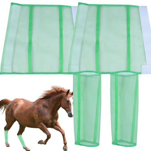 Oseczmut Set mit 4 Mückenstiefeln für, 4,4 Stück, wiederverwendbar, für | Fly Boots, Fly Leggings, Horse Boots, Sorgen für Komfort Oseczmut Set mit 4 Mückenstiefeln für, 4,4 Stück, wiederverwendbar, für | Fly Boots, Fly Leggings, Horse Boots, Sorgen für Komfort von Oseczmut