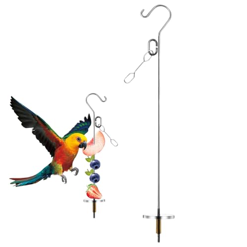 Oseczmut Vogel Obsthalter | Edelstahl Obstspieß Für Vögel | Käfig Deko Beschäftigungsspielzeug Für Wellensittiche, Nymphensittiche & Agaporniden Oseczmut Vogel Obsthalter | Edelstahl Obstspieß Für Vögel | Käfig Deko Beschäftigungsspielzeug Für Wellensittiche, Nymphensittiche & Agaporniden von Oseczmut