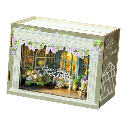 Oshhni Mini Puppenhaus Lustige Handgemachte Geburtstag Geschenk Party Favors Holz von Oshhni