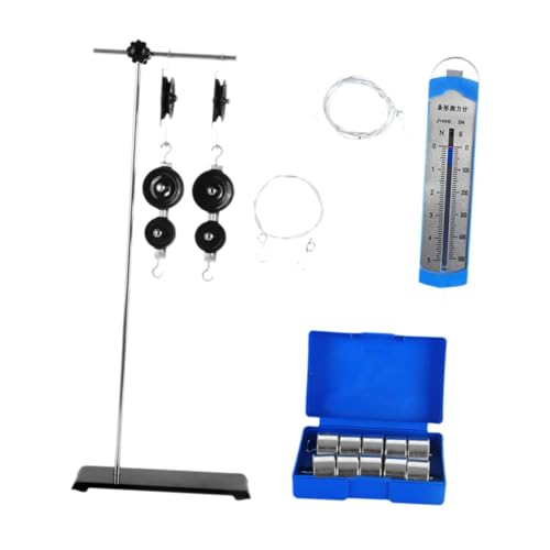 Oshhni Physik Flaschenzug Set mit Flaschenzug Halterung Flaschenzugsystem Physik Experiment von Oshhni