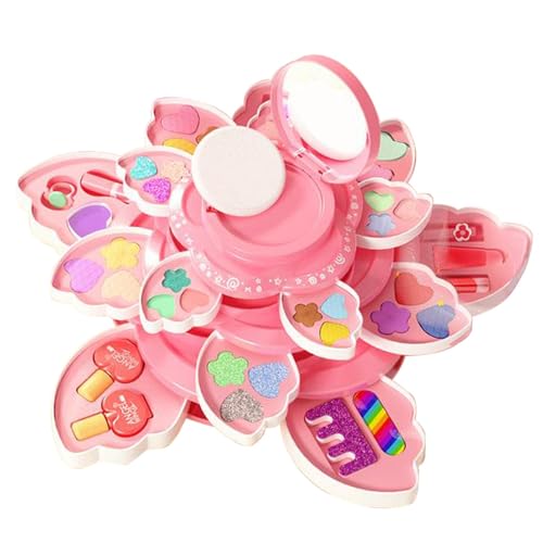 Oshhni Spielzeug Kinder Make-Up Kits Make- Spielzeug Pretend Make-Up Kits für Kinder, 4 Schichten von Oshhni