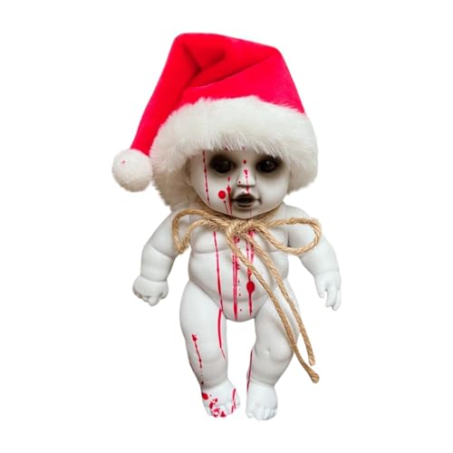 Oshhni Spukpuppe, Gruselige Puppen, Hängendes Schreckens-Terror-Dekorationsspielzeug, Halloween, Gruselige Puppe für Halloween-Dekoration, Requisite für, Weihnachtsmann Groß Oshhni Spukpuppe, Gruselige Puppen, Hängendes Schreckens-Terror-Dekorationsspielzeug, Halloween, Gruselige Puppe für Halloween-Dekoration, Requisite für, Weihnachtsmann Groß von Oshhni