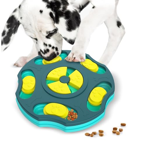 Hundespielzeug Intelligenz, Interaktives Puzzle-Spielzeug für Hunde, Slow Food Hundespielzeug, Intelligentes Spielzeug für Kleine, mittlere und große Hunde, Intelligentes Spielzeug für Welpen (Rosa) von Osinaga