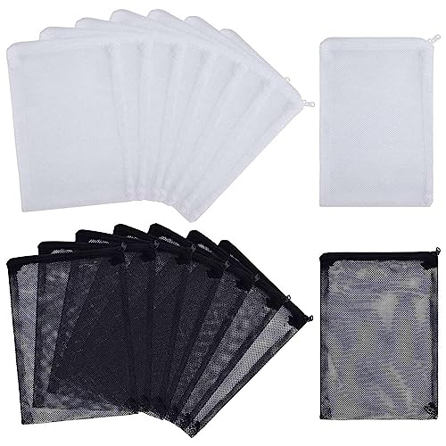 Osmond 80 Stücke Aquarium Mesh Media Filter Beutel, Nylon Media Filter Mesh Tasche mit Reißverschluss (für Partikel Carbon), Balls von Osmond