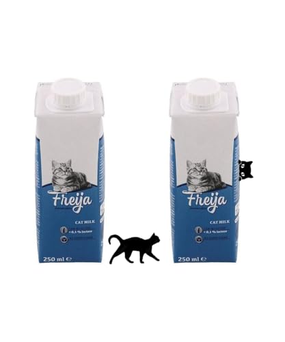 Freija 2 x 250 ml Milch für Katzen, für alle Altersgruppen und alle Rassen von OsoRetail