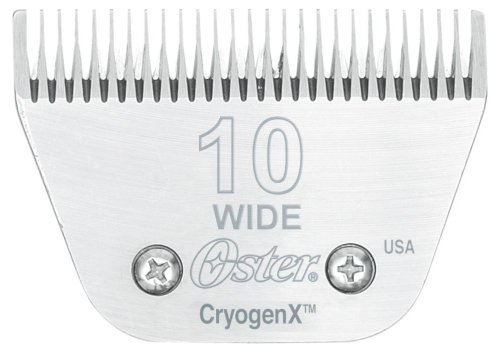 Cryogen-X Scherköpfe für Golden A5 Schermaschine, 10 wide: Schnittlänge 2,4mm, breit von Oster