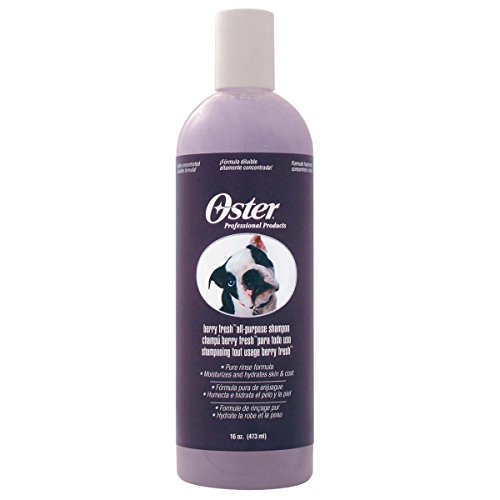 Oster 84924 Allzweckshampoo Hund Berry Fresh, Konzentrat 10:1, 473 ml von Oster