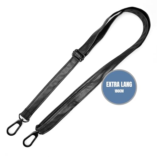 Ostfriesenpfoten® Leckerlibeutel 'Frieda' | Ersatz-Schultergurt/Schulterriemen für unsere Gassi-Tasche | Schwarz | 180cm lang von Ostfriesenpfoten