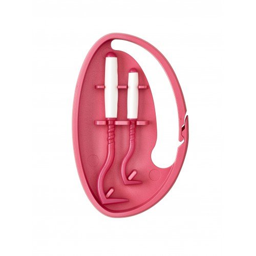 O'TOM/Tick Twister® Haken mit Clipbox - Farbe egal (pink) von Otom