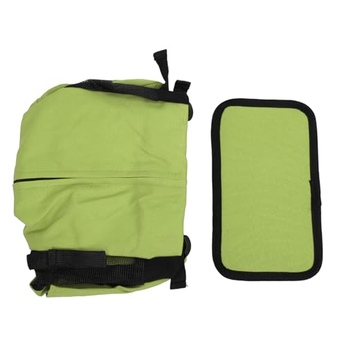 Katzenrucksackträger – Katzenrucksack mit atmungsaktivem Netz – Linke Seitentasche mit Verstellbarer Organizer-Kordel – ergonomischer Schultergurt für Reisen, Wandern, Camping, (Green) von Otufan