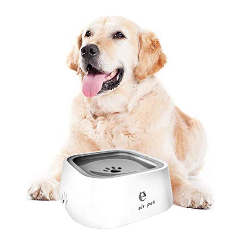 Oumefar Pet Water Basin Sprinklersichere Automatische Hundenapf Schwimmende Schüssel Slow Water Katzen- Und Hundetrinkbecken Geeignet Für Welpen Und Kätzchen von Oumefar