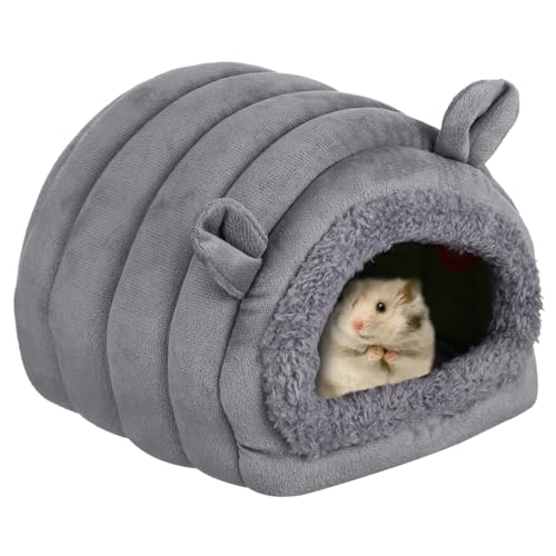 Outanaya Haustierhaus für Meerschweinchen Hamsterversteck Nest für Hamster Hamsterhütte nagerhaus haustierbett pet Bed Hase Bettwäsche Kleines Chinchillahaus Hamster nach Hause PP Baumwolle von Outanaya