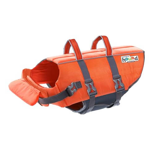 Kyjen 22022 Outward Hound Ripstop Quick Release Easy Fit Verstellbare Rettungsweste für Hunde, Größe XL, orange von Outward Hound