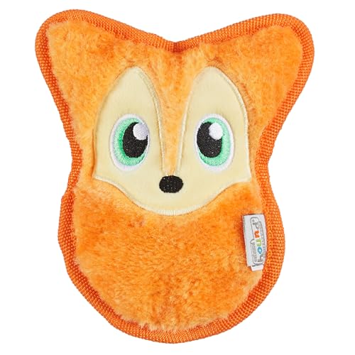 Outward Hound Durablez Tough Plüsch Squeaky Hundespielzeug, Fuchs, Orange, XS von Outward Hound