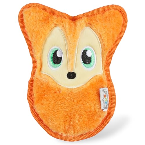 Outward Hound Durablez Tough Plüsch Squeaky Hundespielzeug, Fuchs, Orange, XS von Outward Hound