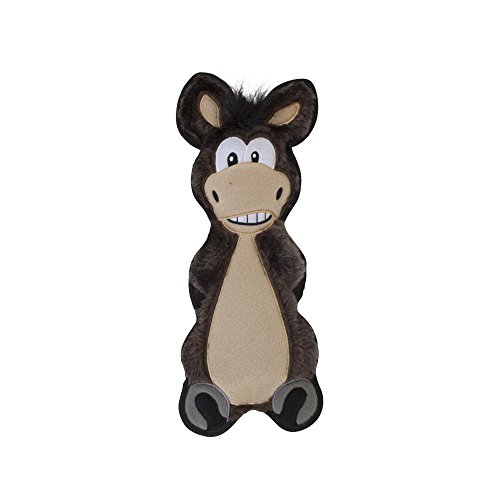 Outward Hound Floppyz Squeaks When You Shake Squeaky Plush Toy for Dogs, Medium, Donkey von Outward Hound