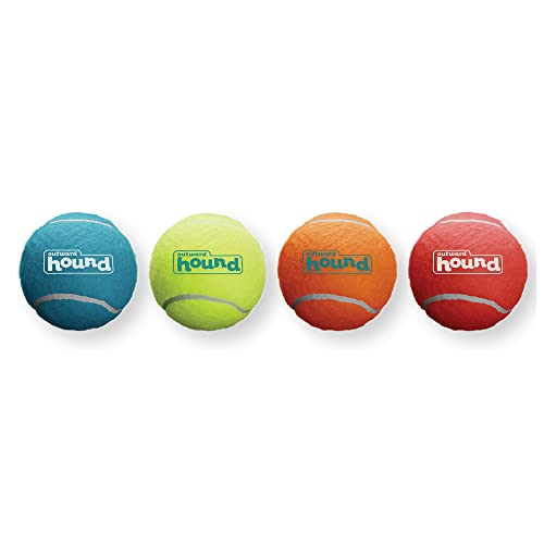 Outward Hound Squeaker Ballz - Hundespielzeug zum Apportieren - Größe XS - 4er-Pack von Outward Hound