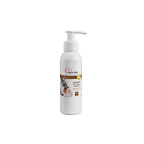 OVER ZOO Nagetier- und Kaninchenshampoo 125ml Feines Shampoo für Kleintiere wie Kaninchen, Meerschweinchen und Hamster von Over Zoo